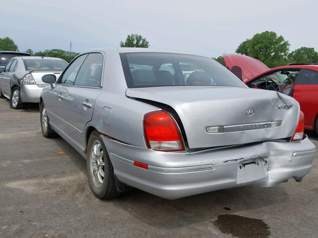 KMHFU45E82A209909 - 2002 HYUNDAI XG 350 SILVER photo 3