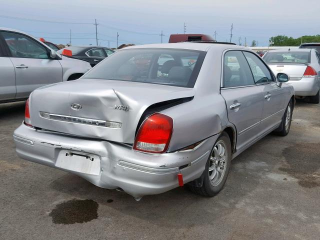 KMHFU45E82A209909 - 2002 HYUNDAI XG 350 SILVER photo 4