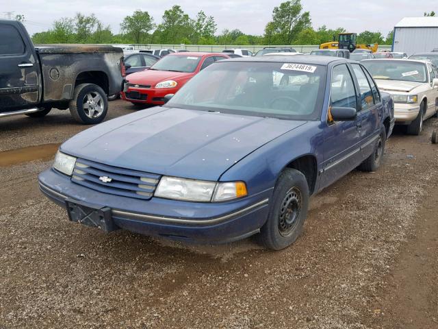 2G1WL54T8P9125355 - 1993 CHEVROLET LUMINA BLUE photo 2