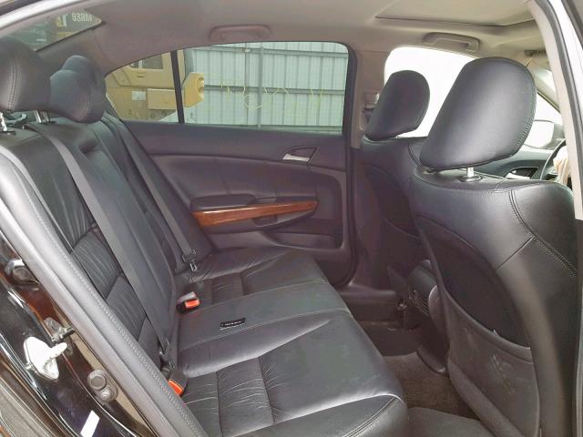 1HGCP2F85BA026822 - 2011 HONDA ACCORD EXL BLACK photo 6