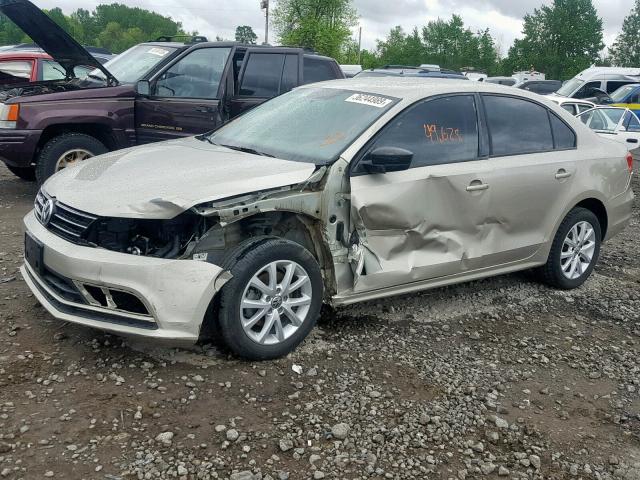 3VW3A7AJ6FM228257 - 2015 VOLKSWAGEN JETTA TDI BEIGE photo 9