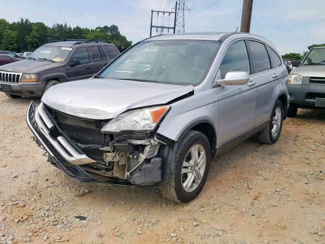 5J6RE4H73BL051103 - 2011 HONDA CR-V EXL SILVER photo 2