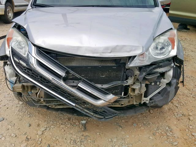 5J6RE4H73BL051103 - 2011 HONDA CR-V EXL SILVER photo 9