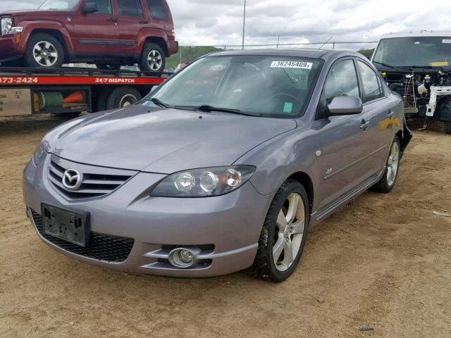 JM1BK323X51271290 - 2005 MAZDA 3 S GRAY photo 2