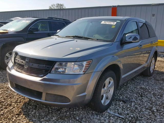 3D4GG57V99T550325 - 2009 DODGE JOURNEY SX GRAY photo 2