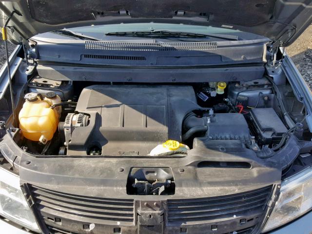 3D4GG57V99T550325 - 2009 DODGE JOURNEY SX GRAY photo 7