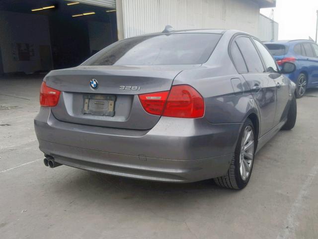 WBAPH5C57BA442246 - 2011 BMW 328 I SULE GRAY photo 4