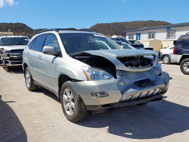 JTJGA31U150053728 - 2005 LEXUS RX 330 GREEN photo 1