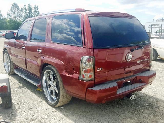 1GYEK63N33R193278 - 2003 CADILLAC ESCALADE L RED photo 3