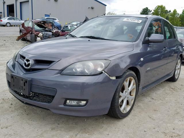 JM1BK144671724401 - 2007 MAZDA 3 HATCHBAC GRAY photo 2