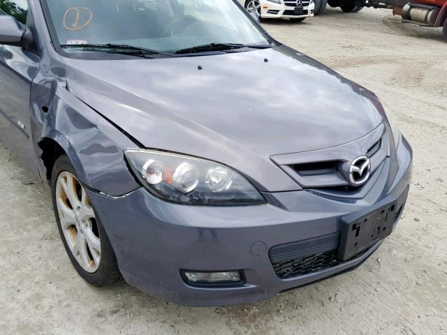 JM1BK144671724401 - 2007 MAZDA 3 HATCHBAC GRAY photo 9