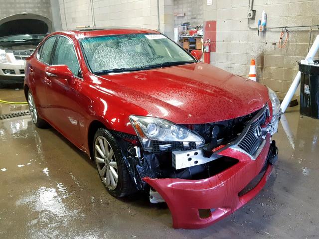 JTHCK262495028281 - 2009 LEXUS IS 250 RED photo 1