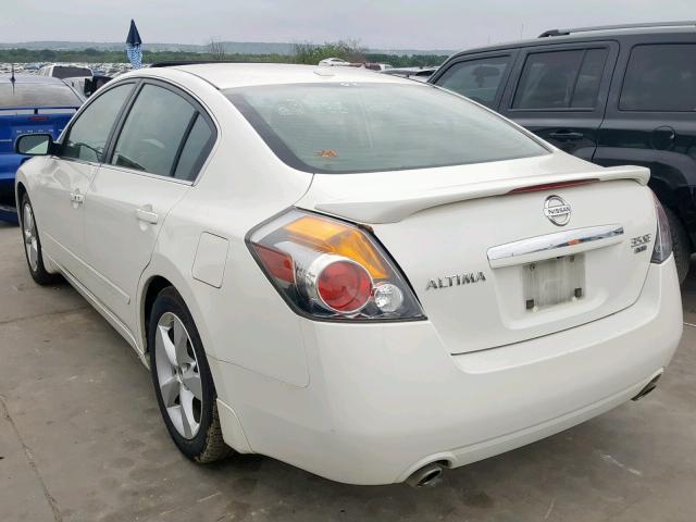 1N4BL21E17C202804 - 2007 NISSAN ALTIMA 3.5 WHITE photo 3