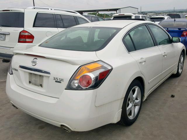 1N4BL21E17C202804 - 2007 NISSAN ALTIMA 3.5 WHITE photo 4