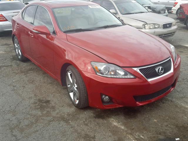 JTHBF5C20D5189936 - 2013 LEXUS IS 250 RED photo 1