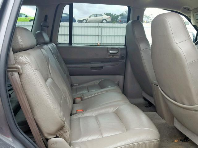 1D4HS58N73F609472 - 2003 DODGE DURANGO SL GRAY photo 6