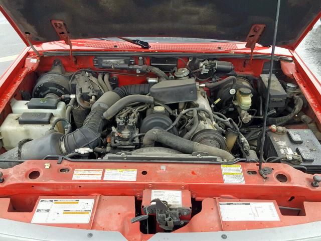 4F4CR12A7VTM15098 - 1997 MAZDA B2300 RED photo 7