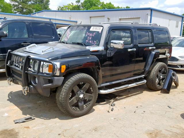 5GTDN136968109407 - 2006 HUMMER H3 BLACK photo 2