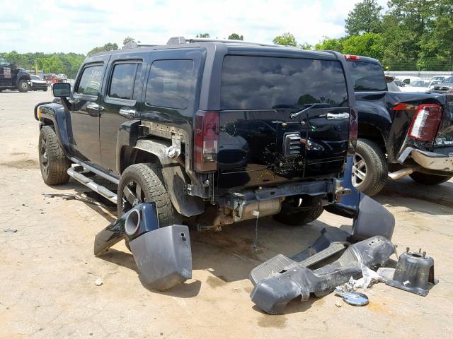 5GTDN136968109407 - 2006 HUMMER H3 BLACK photo 3