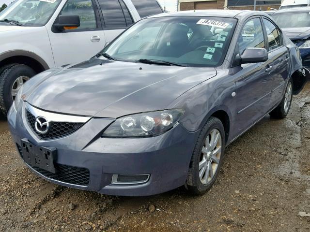 JM1BK32F571640747 - 2007 MAZDA 3 I GRAY photo 2