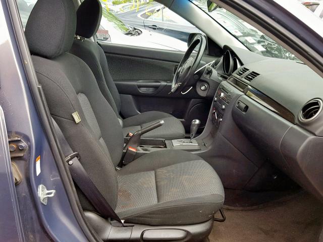 JM1BK32F571640747 - 2007 MAZDA 3 I GRAY photo 5