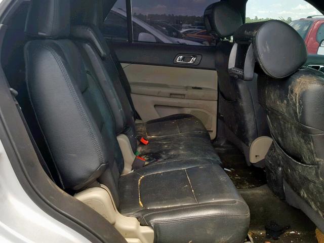 1FM5K7B85DGC44408 - 2013 FORD EXPLORER SILVER photo 6