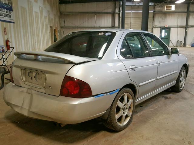 3N1AB51A06L559811 - 2006 NISSAN SENTRA SE- SILVER photo 4