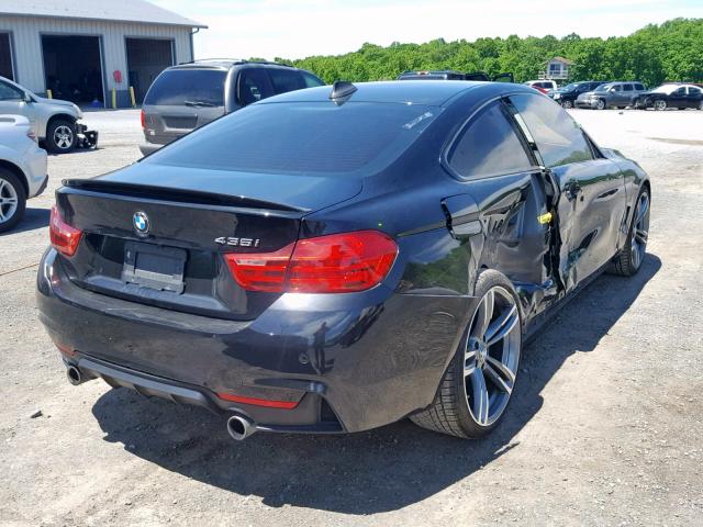 WBA3R1C54FK195563 - 2015 BMW 435 I BLACK photo 4