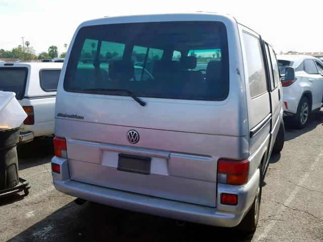 WV2KB47051H153722 - 2001 VOLKSWAGEN EUROVAN GL SILVER photo 4