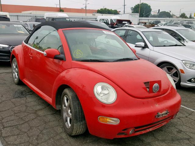 3VWCD31Y44M312166 - 2004 VOLKSWAGEN NEW BEETLE Qırmızı foto 1