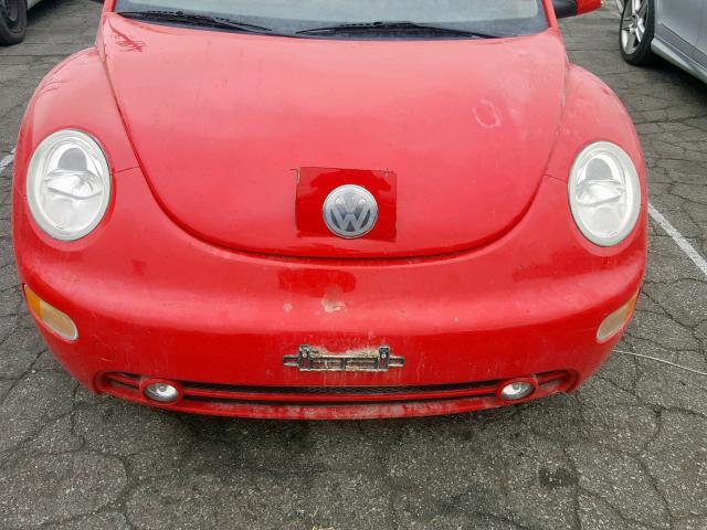 3VWCD31Y44M312166 - 2004 VOLKSWAGEN NEW BEETLE Qırmızı foto 7