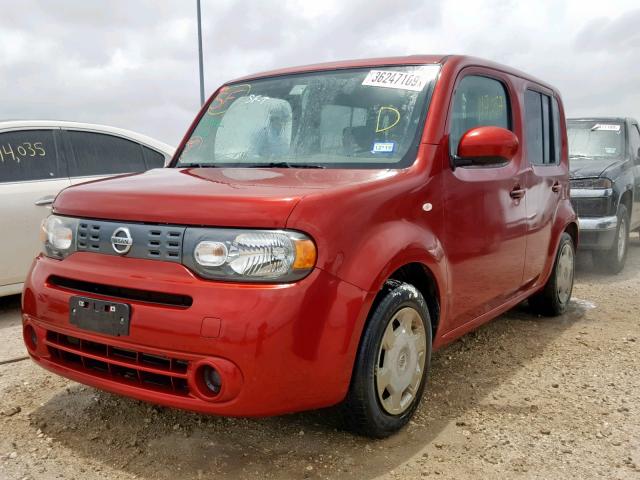 JN8AZ2KR5ET351739 - 2014 NISSAN CUBE S RED photo 2