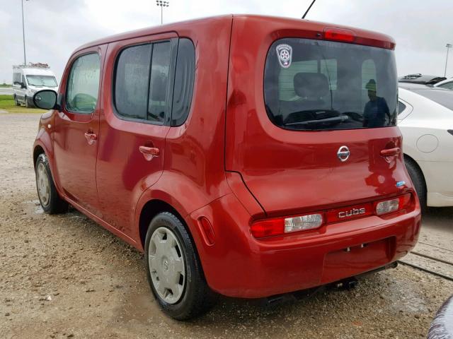 JN8AZ2KR5ET351739 - 2014 NISSAN CUBE S RED photo 3