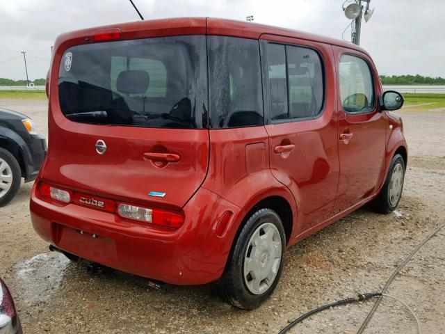 JN8AZ2KR5ET351739 - 2014 NISSAN CUBE S RED photo 4