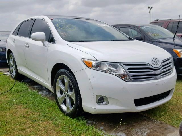 4T3ZK3BB3BU045529 - 2011 TOYOTA VENZA WHITE photo 1