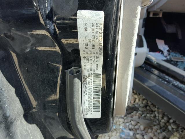 1J8HG58P87C632789 - 2007 JEEP COMMANDER BLACK photo 10