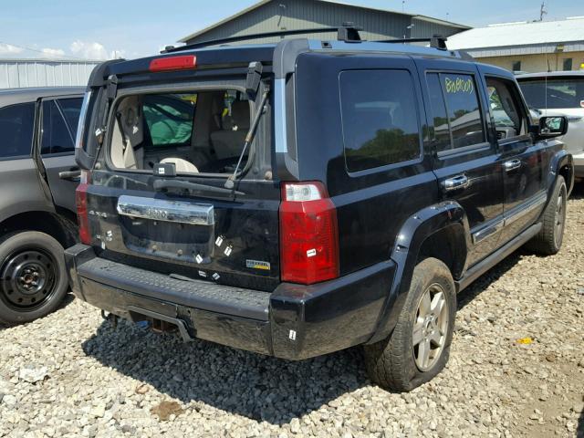 1J8HG58P87C632789 - 2007 JEEP COMMANDER BLACK photo 4