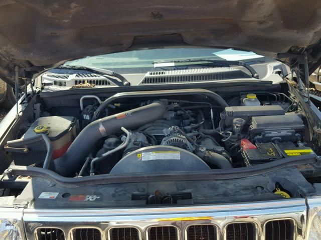 1J8HG58P87C632789 - 2007 JEEP COMMANDER BLACK photo 7