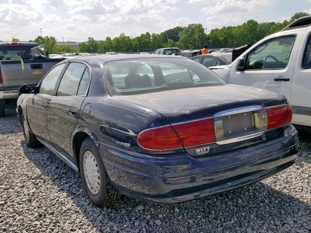 1G4HP54K62U265360 - 2002 BUICK LESABRE CU BLUE photo 3