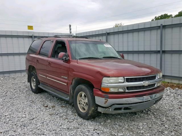 1GNEK13Z02J209730 - 2002 CHEVROLET TAHOE BURGUNDY photo 1