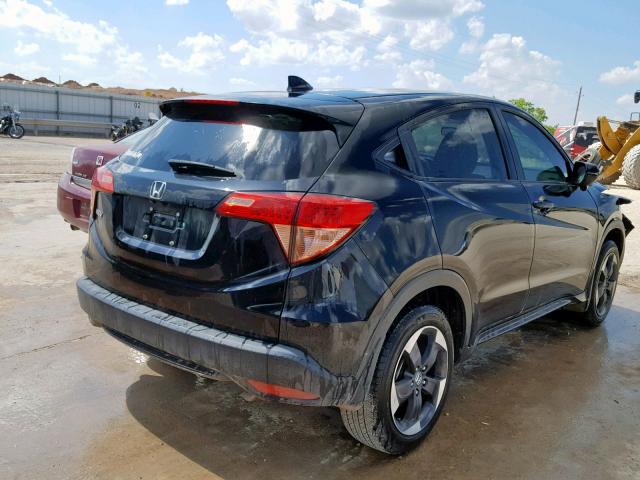 3CZRU5H59JM718812 - 2018 HONDA HR-V EX BLACK photo 4