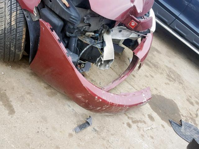 1G8AJ52F73Z164212 - 2003 SATURN ION LEVEL MAROON photo 9