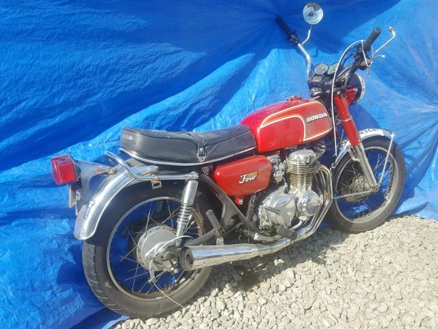 CB33OF1026502 - 1972 HONDA 350 RED photo 4