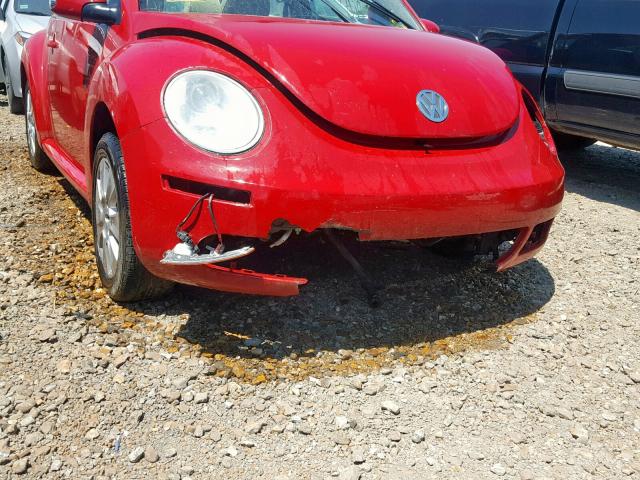3VWPW31C88M509752 - 2008 VOLKSWAGEN NEW BEETLE Qırmızı foto 9