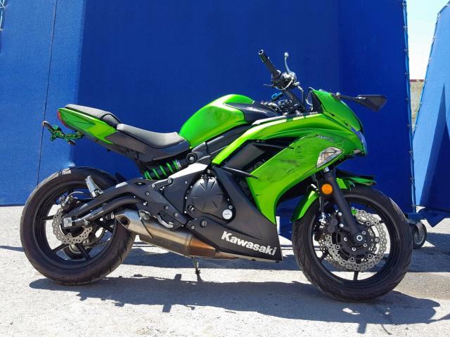 JKAEXEE16FDA19599 - 2015 KAWASAKI EX650 E GREEN photo 9