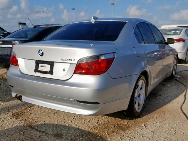 WBANA53574B175943 - 2004 BMW 525 I SILVER photo 4