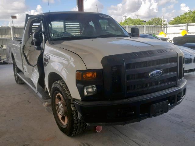 1FTWX30R38EA79541 - 2008 FORD F350 SRW S WHITE photo 1