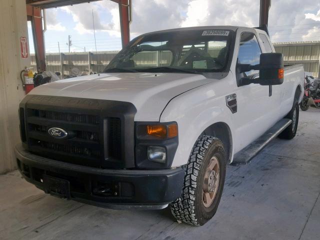 1FTWX30R38EA79541 - 2008 FORD F350 SRW S WHITE photo 2