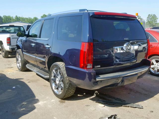 1GYFK23219R205505 - 2009 CADILLAC ESCALADE L BLUE photo 3