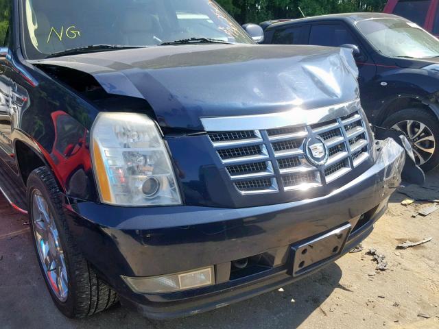 1GYFK23219R205505 - 2009 CADILLAC ESCALADE L BLUE photo 7